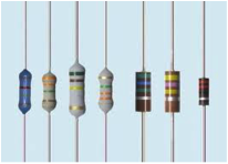 several different resistors